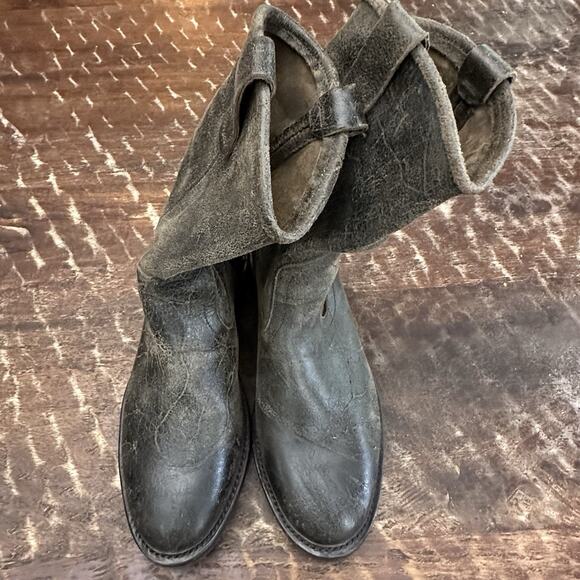 Allen Edmonds Dallas Roper Boots Mens 9 D Husk Brown Leather (444N) NWOT - Picture 2 of 9